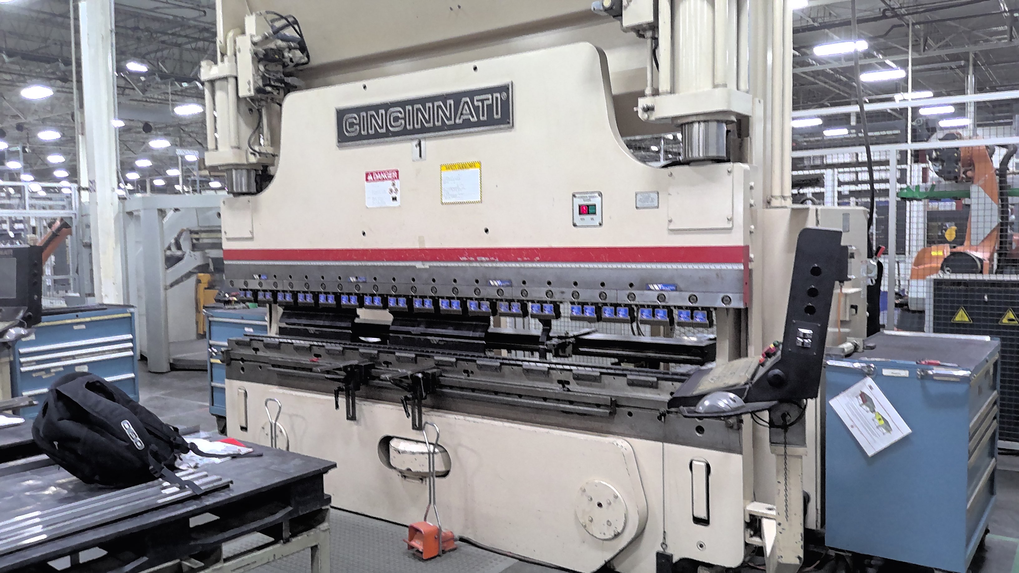 175 Ton X 12’  Cincinnati Model1750AF10+  Autoform Plus CNC Hydraulic Press Brake  